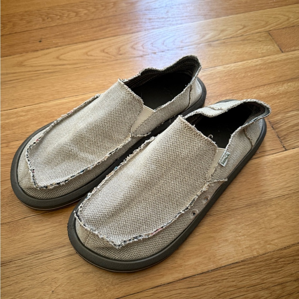 Sanuk hemp loafers